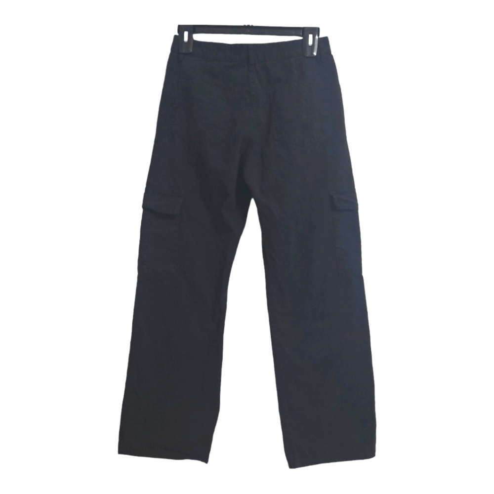 Stradivarius Black Cargo Pants